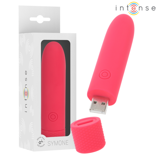 Symone usb vibro bullet red