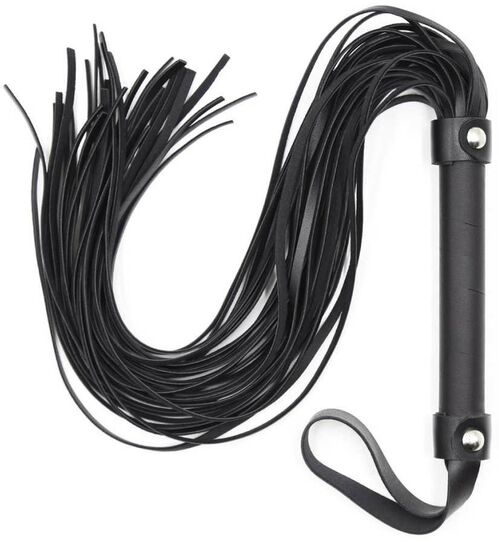 Ohmama silver rivet flogger
